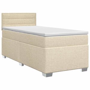 vidaXL &Kappa;&rho;&epsilon;&beta;ά&tau;&iota; box spring &mu;&epsilon; &sigma;&tau;&rho;ώ&mu;&alpha; &Kappa;&rho;&epsilon;&mu; 100 x 200 cm Ύ&phi;&alpha;&sigma;&mu;&alpha;