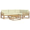 vidaXL &Sigma;&epsilon;&iota;&rho;ά &Kappa;&alpha;&nu;&alpha;&pi;έ &Epsilon;&xi;&omega;&tau;&epsilon;&rho;&iota;&kappa;&omicron;ύ 5 pcs &Lambda;&epsilon;&upsilon;&kappa;ό &kappa;&alpha;&iota; &Kappa;&rho;&epsilon;&mu; 79 x 79 x 37 &epsilon;&kappa;