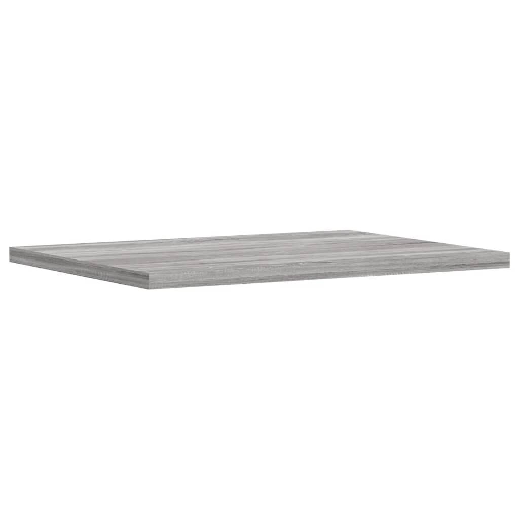 vidaXL Ράφια Τοίχου 4 τεμ. Γκρι Sonoma 40x30x1,5 εκ. Επεξεργ. Ξύλο