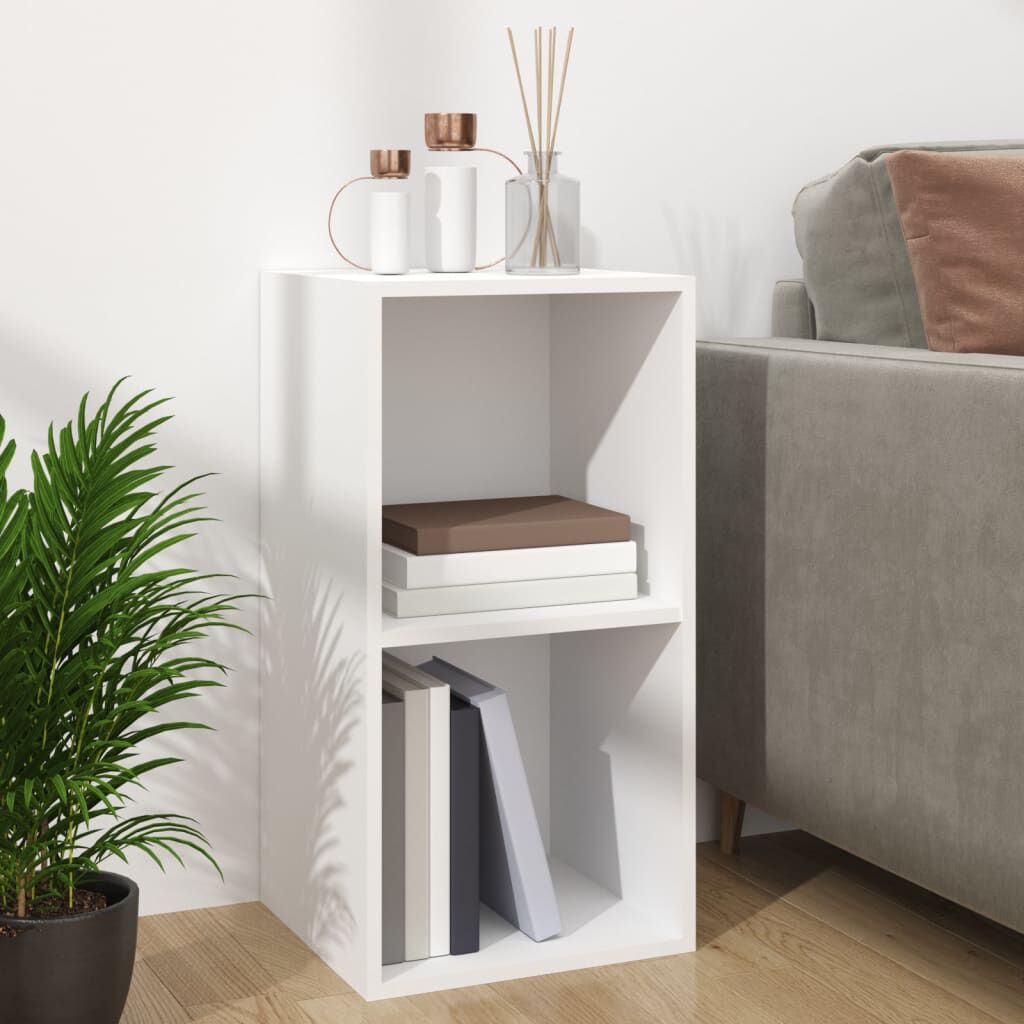 vidaXL Έπιπλο Δίσκων Βινυλίου Λευκό 71x34x36 εκ. Επεξεργ. Ξύλο