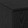 vidaXL Highboard &Mu;&alpha;ύ&rho;&eta; &Omicron;&xi;&upsilon;ά 70 x 33.5 x 180 &epsilon;&kappa;. &Epsilon;&pi;&epsilon;&xi;&epsilon;&rho;&gamma;&alpha;&sigma;&mu;έ&nu;&omicron; &xi;ύ&lambda;&omicron;
