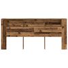 vidaXL Κρεβάτι με Κεφαλάρι 220 x 18,5 x 104,5 εκ. Επεξεργασμένο ξύλο