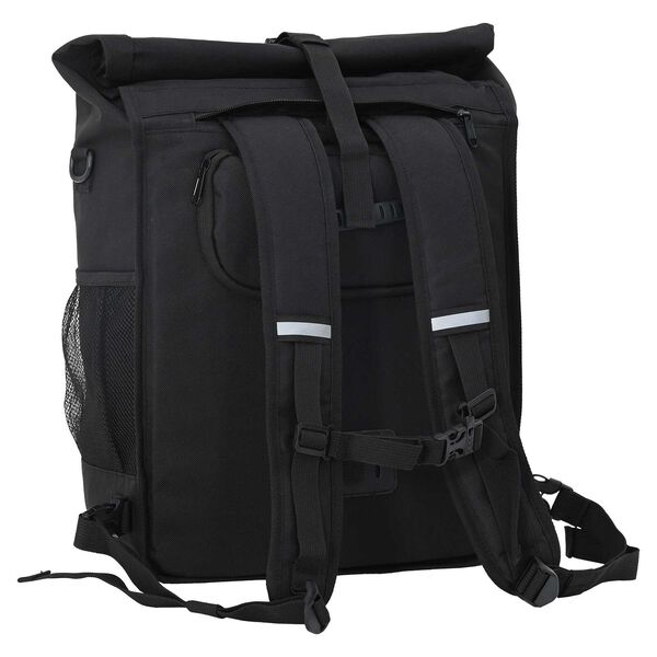 vidaXL Τσάντα Ποδηλάτου για Ρακέτα 25 L Μαύρη 33x16x48 εκ.