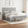 vidaXL &Kappa;&rho;&epsilon;&beta;ά&tau;&iota; Boxspring &mu;&epsilon; &Sigma;&tau;&rho;ώ&mu;&alpha; &Alpha;&nu;. &Pi;&rho;ά&sigma;&iota;&nu;&omicron; 160x200&epsilon;&kappa; &Upsilon;&phi;&alpha;&sigma;&mu;ά&tau;&iota;&nu;&omicron;