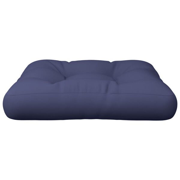 vidaXL Μαξιλάρι Παλέτας Ναυτικό Μπλε 50 x 50 x 12 εκ. Υφασμάτινο
