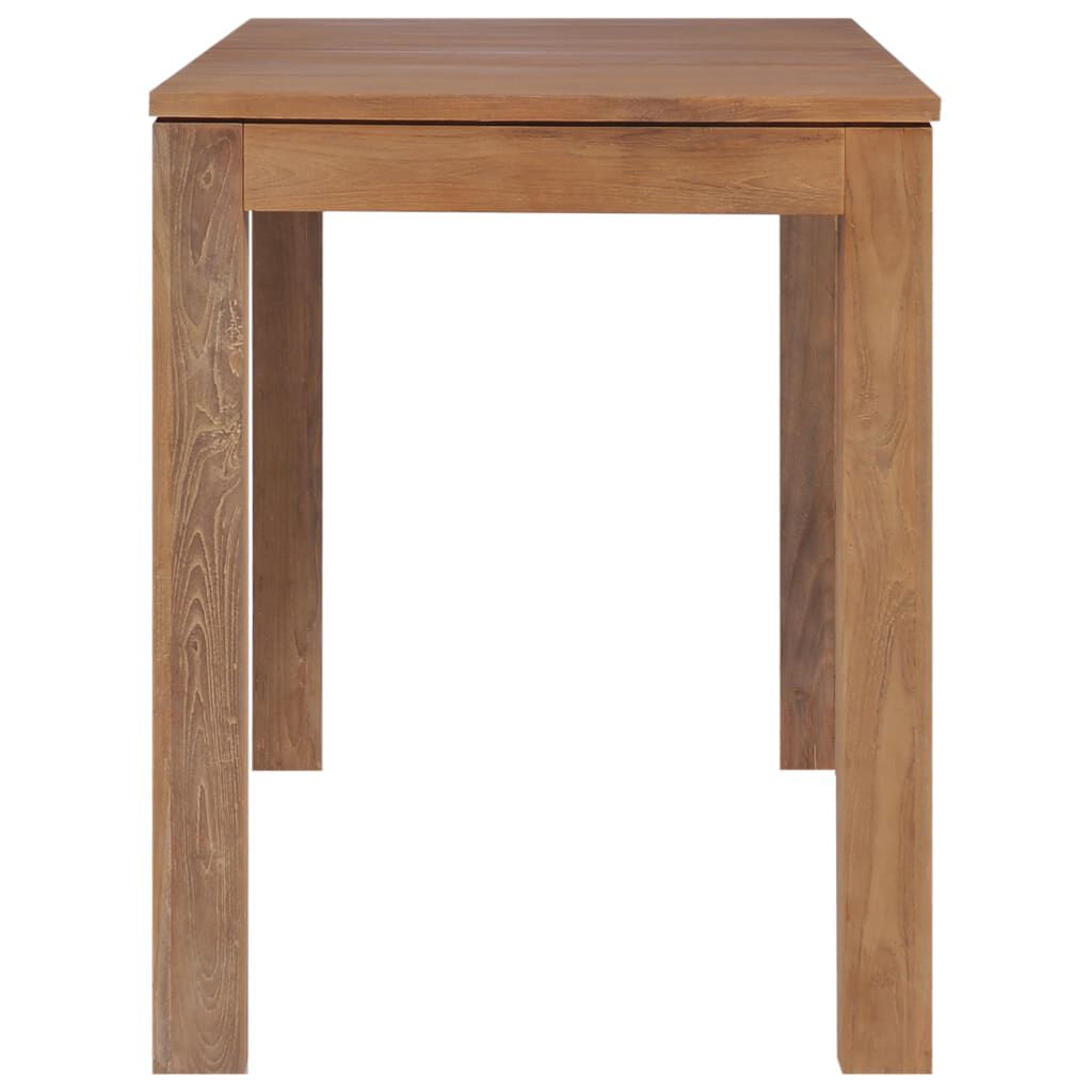 vidaXL Τραπεζαρία 140 x 70 x 76 εκ. Μασίφ Ξύλο Teak / Φυσικό Φινίρισμα