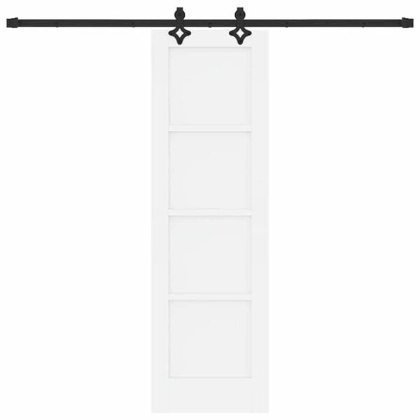 vidaXL &Sigma;&upsilon;&rho;ό&mu;&epsilon;&nu;&eta; &Pi;ό&rho;&tau;&alpha; ORKDAL &Lambda;&epsilon;&upsilon;&kappa;ό 61 x 198,5 &epsilon;&kappa;. &Sigma;&tau;&epsilon;&rho;&epsilon;ά &xi;&upsilon;&lambda;&epsilon;ί&alpha; &pi;&epsilon;ύ&kappa;&omicron;&upsilon;