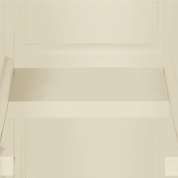 vidaXL Πλαστικό Ντουλάπι Angora Λευκό 40 x 43 x 125εκ. με Σχέδιο Ξύλου