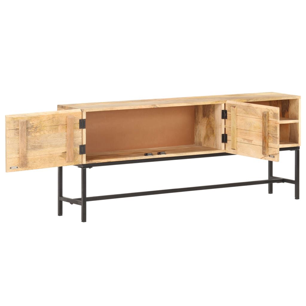 vidaXL Κονσόλα 145 x 30 x 60 εκ. από Μασίφ Ξύλο Μάνγκο