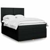 vidaXL &Kappa;&rho;&epsilon;&beta;ά&tau;&iota; Boxspring &mu;&epsilon; &Sigma;&tau;&rho;ώ&mu;&alpha; &Mu;&alpha;ύ&rho;&omicron; 140x200 &epsilon;&kappa;. &Upsilon;&phi;&alpha;&sigma;&mu;ά&tau;&iota;&nu;&omicron;
