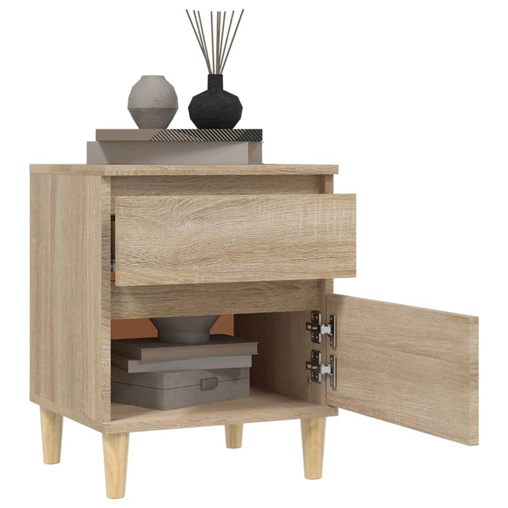 vidaXL Κομοδίνο Sonoma Δρυς 40x35x50 εκ.