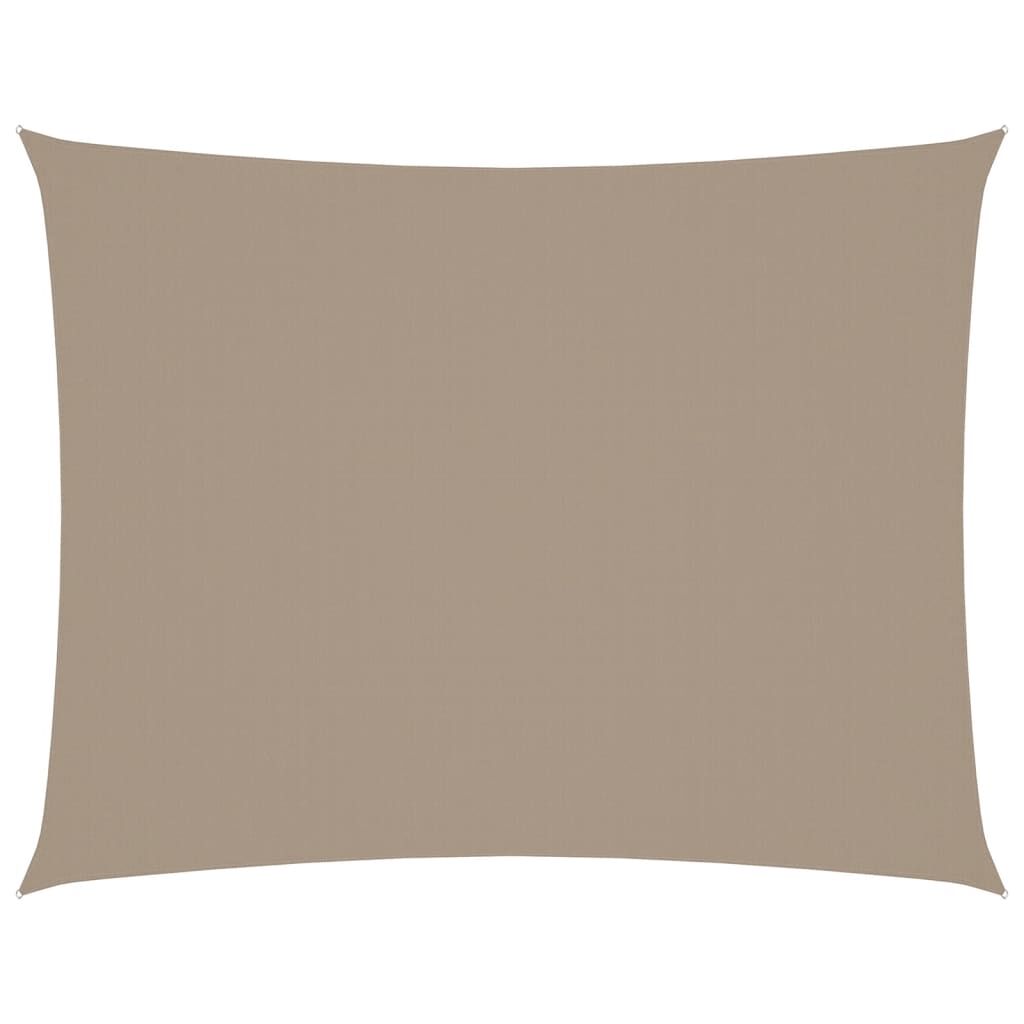 vidaXL Πανί Σκίασης Ορθογώνιο Taupe 4 x 6 μ. από Ύφασμα Oxford