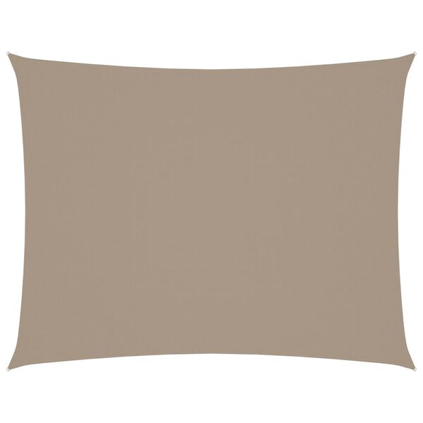 vidaXL Πανί Σκίασης Ορθογώνιο Taupe 4 x 6 μ. από Ύφασμα Oxford