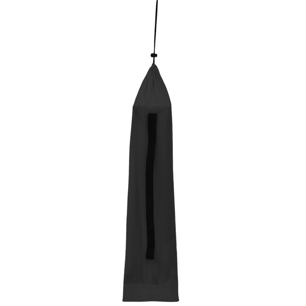 vidaXL Κρεβάτι Κάμπινγκ Μαύρο 180x60x19 εκ. Ύφασμα Oxford και Ατσάλι