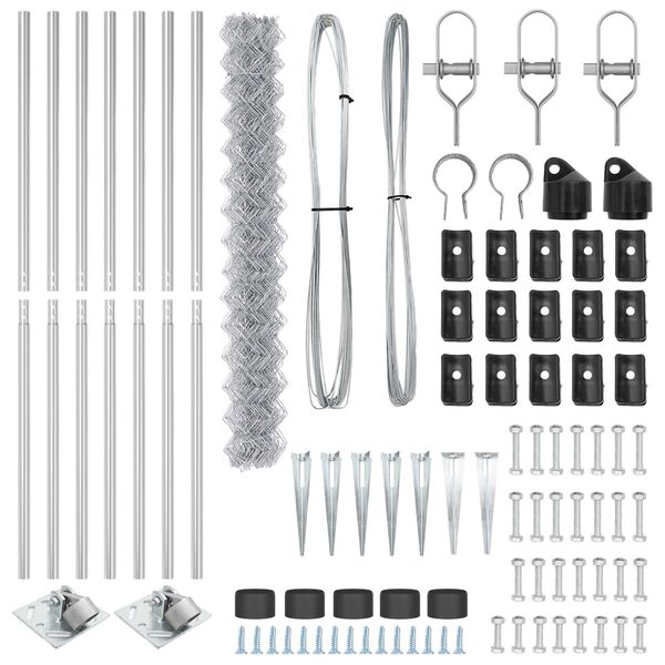 vidaXL &Sigma;&tau;ύ&lambda;&omicron;&sigmaf; &Pi;&epsilon;&rho;&iota;&phi;&rho;ά&xi;&epsilon;&omega;&nu; &Alpha;&sigma;&eta;&mu;ί 10 x 1,5 &mu; (60 x 60 &chi;&lambda;&sigma;&tau; &pi;&lambda;έ&gamma;&mu;&alpha;)