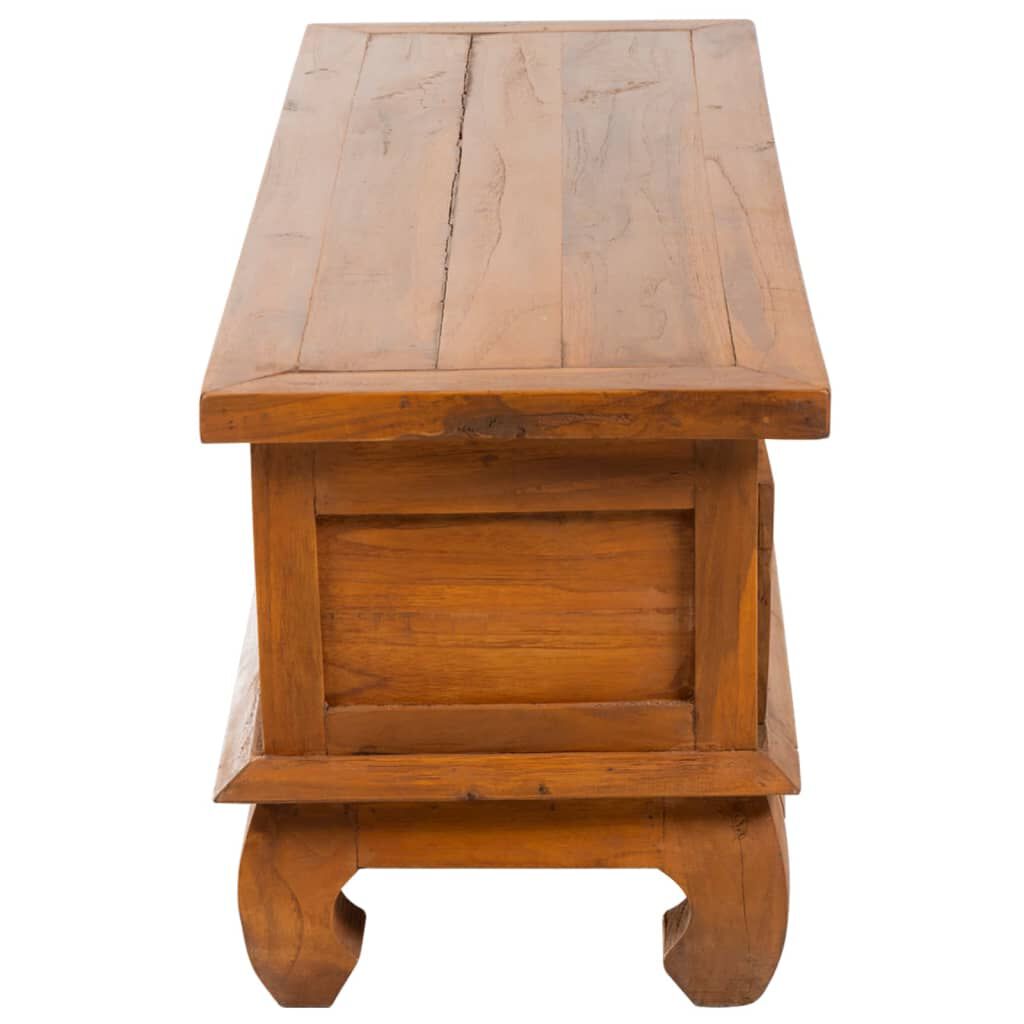 vidaXL Έπιπλο Τηλεόρασης 110x35x40 εκ. από Μασίφ Ξύλο Teak