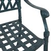 vidaXL Καρέκλα Κήπου 2 pcs Πράσινο 55 x 56.5 x 91εκ Αλουμίνιο