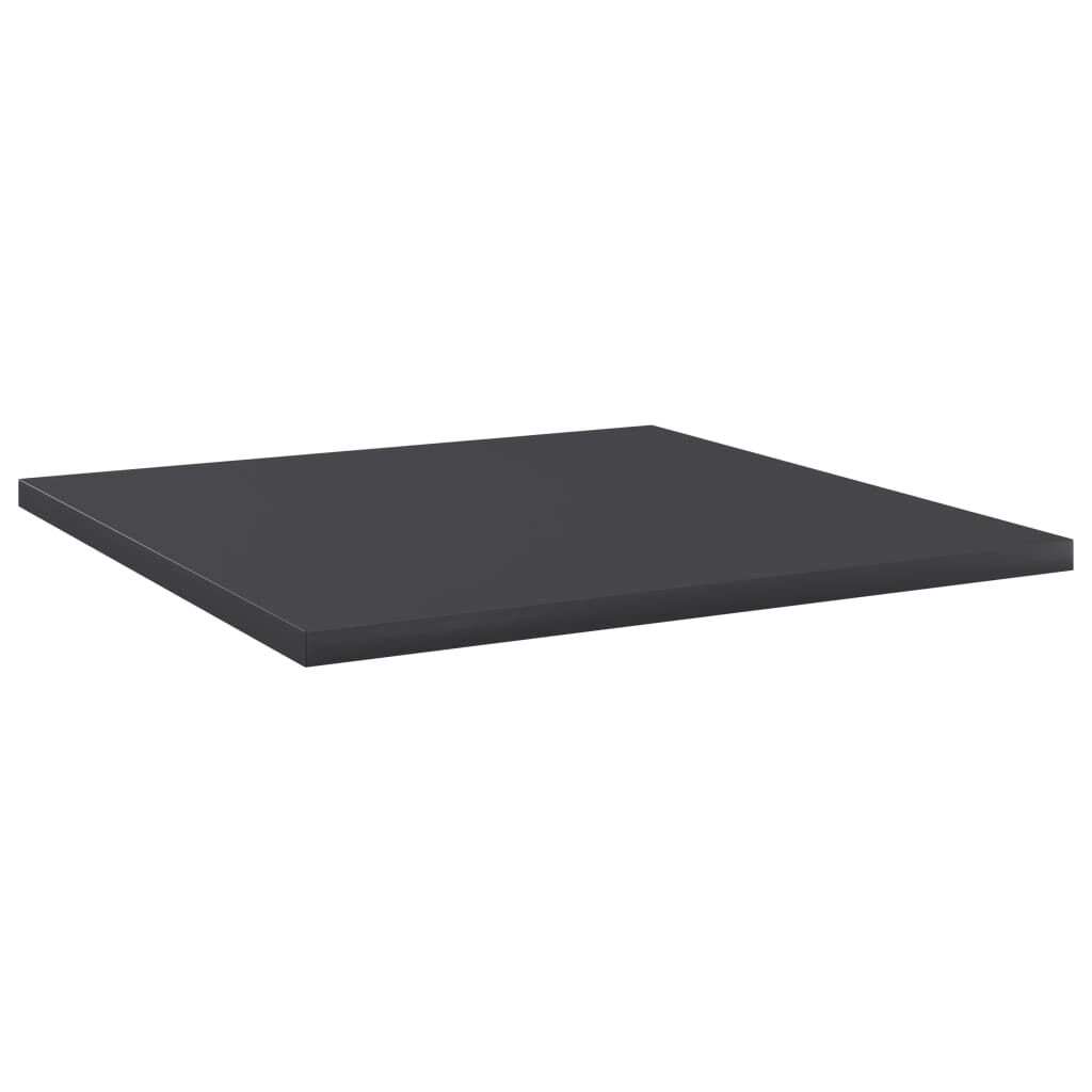 vidaXL Ράφια Βιβλιοθήκης 4 τεμ. Γκρι 40x40x1,5 εκ. από Μοριοσανίδα