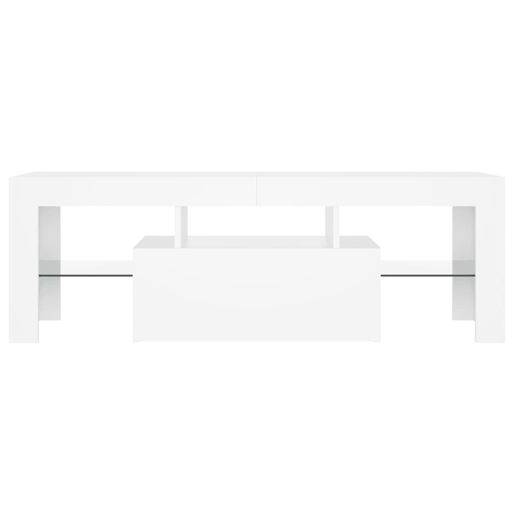 vidaXL Έπιπλο Τηλεόρασης με LED Λευκό 120x30x40 εκ.