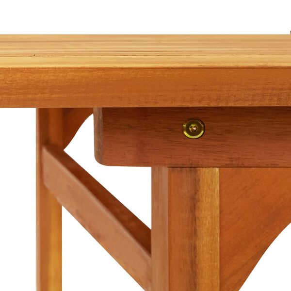 vidaXL Τραπεζαρία Κήπου 180 x 90 x 75 εκ. από Μασίφ Ξύλο Ακακίας