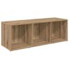 vidaXL &Sigma;&epsilon;&tau; &epsilon;&pi;ί&pi;&lambda;&omicron;&upsilon; &tau;&eta;&lambda;&epsilon;ό&rho;&alpha;&sigma;&eta;&sigmaf; 2 pcs Artisan Oak 107 x 35 x 37 cm