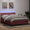 vidaXL &Kappa;&rho;&epsilon;&beta;ά&tau;&iota; Boxspring &mu;&epsilon; &Sigma;&tau;&rho;ώ&mu;&alpha; & LED &Rho;&omicron;&zeta; 160x210 &epsilon;&kappa;. &Beta;&epsilon;&lambda;&omicron;ύ&delta;&iota;&nu;&omicron;