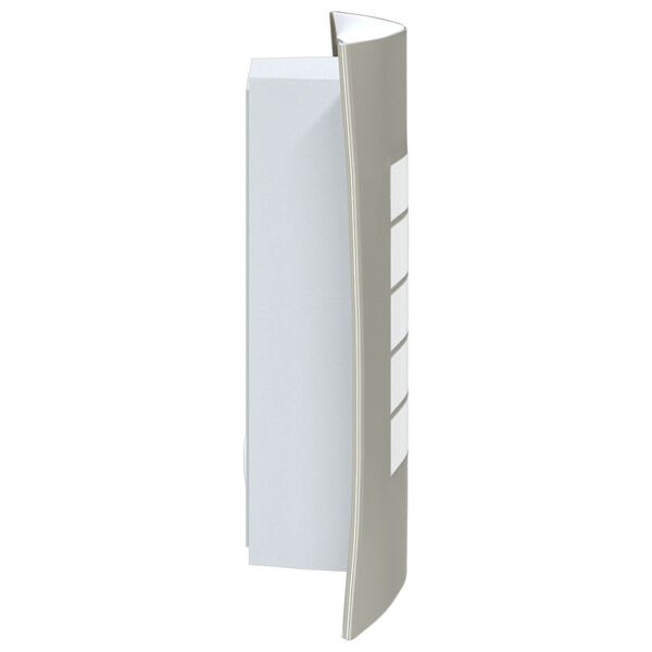 vidaXL Εξωτερικά Φωτιστικά Τοίχου 2 pcs Ασημί 23.5 x 10.5 x 26 εκ