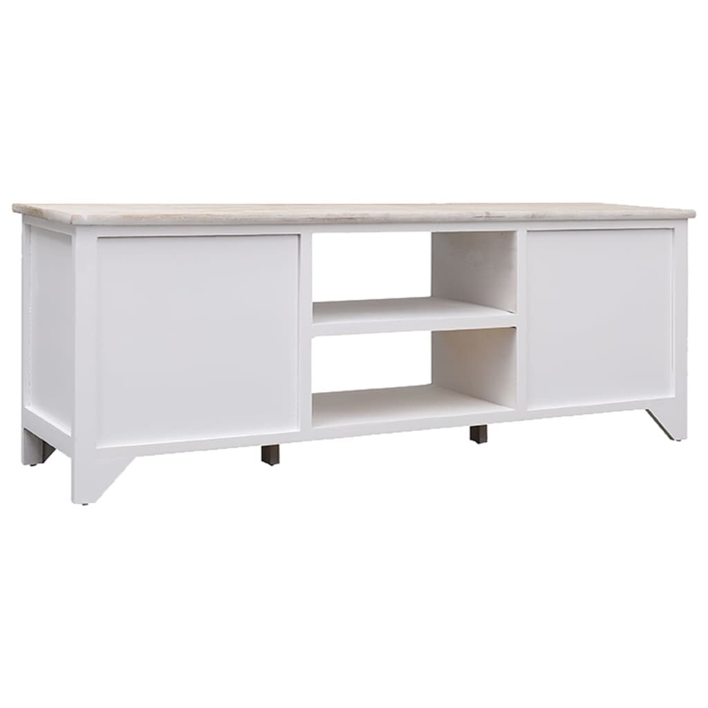 vidaXL Έπιπλο Τηλεόρασης 108 x 30 x 40 εκ. από Μασίφ Ξύλο Παυλώνιας