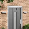 vidaXL Εξωτερικά Φωτιστικά Τοίχου 2 pcs Μαύρο 32 x 10 x 10 εκ