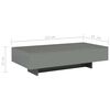 vidaXL Τραπεζάκι Σαλονιού Γυαλιστερό Γκρι 115 x 55 x 31 εκ. από MDF