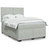 vidaXL &Kappa;&rho;&epsilon;&beta;ά&tau;&iota; Boxspring &mu;&epsilon; &Sigma;&tau;&rho;ώ&mu;&alpha; &Alpha;&nu;&omicron;&iota;&chi;&tau;ό &Gamma;&kappa;&rho;&iota; 140x200 &epsilon;&kappa;. &Beta;&epsilon;&lambda;&omicron;ύ&delta;&iota;&nu;&omicron;