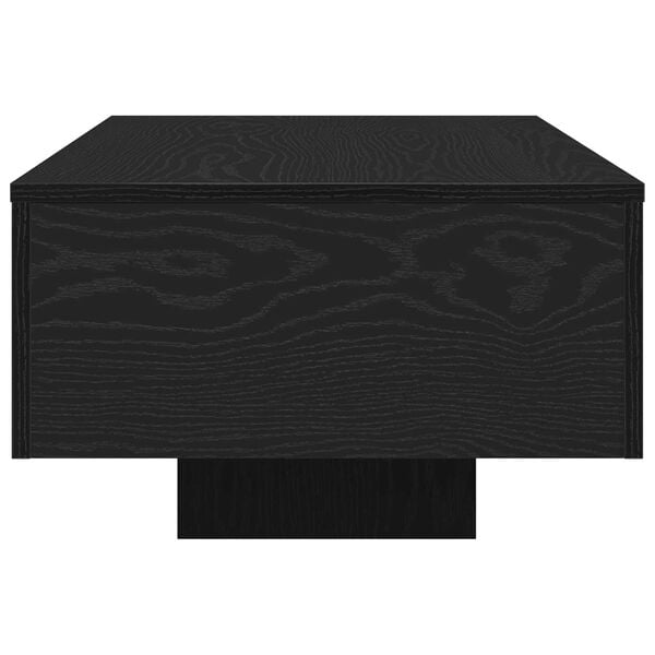 vidaXL Τραπεζάκι Σαλονιού Μαύρη δρυς 100 x 49.5 x 31 cm