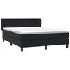 vidaXL Box Spring &Kappa;&rho;&epsilon;&beta;ά&tau;&iota; &mu;&epsilon; &sigma;&tau;&rho;ώ&mu;&alpha; &Mu;&alpha;ύ&rho;&omicron; 160x220 cm &Beta;&epsilon;&lambda;&omicron;ύ&delta;&iota;&nu;&omicron;