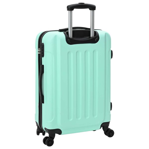 vidaXL σετ βαλίτσες 3 τεμαχίων σκληρές, μέντα 20”, 24” και 28” από ABS
