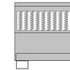 vidaXL Κρεβάτι Boxspring Σκούρο Γκρι 140 x 200 εκ. Υφασμάτινο