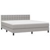 vidaXL &Kappa;&rho;&epsilon;&beta;ά&tau;&iota; Boxspring &mu;&epsilon; &Sigma;&tau;&rho;ώ&mu;&alpha; & LED &Alpha;&nu;.&Gamma;&kappa;&rho;&iota; 160x200 &epsilon;&kappa; &Upsilon;&phi;&alpha;&sigma;&mu;ά&tau;&iota;&nu;&omicron;