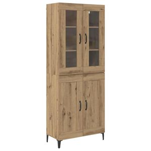 vidaXL Highboard Artisan Oak 69,5 x 34 x 180 &epsilon;&kappa;. &Epsilon;&pi;&epsilon;&xi;&epsilon;&rho;&gamma;&alpha;&sigma;&mu;έ&nu;&omicron; &Xi;ύ&lambda;&omicron;