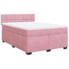 vidaXL &Kappa;&rho;&epsilon;&beta;ά&tau;&iota; Boxspring &mu;&epsilon; &Sigma;&tau;&rho;ώ&mu;&alpha; &Sigma;&kappa;&omicron;ύ&rho;&omicron; &Rho;&omicron;&zeta; 140x200 &epsilon;&kappa;. &Beta;&epsilon;&lambda;&omicron;ύ&delta;&iota;&nu;&omicron;