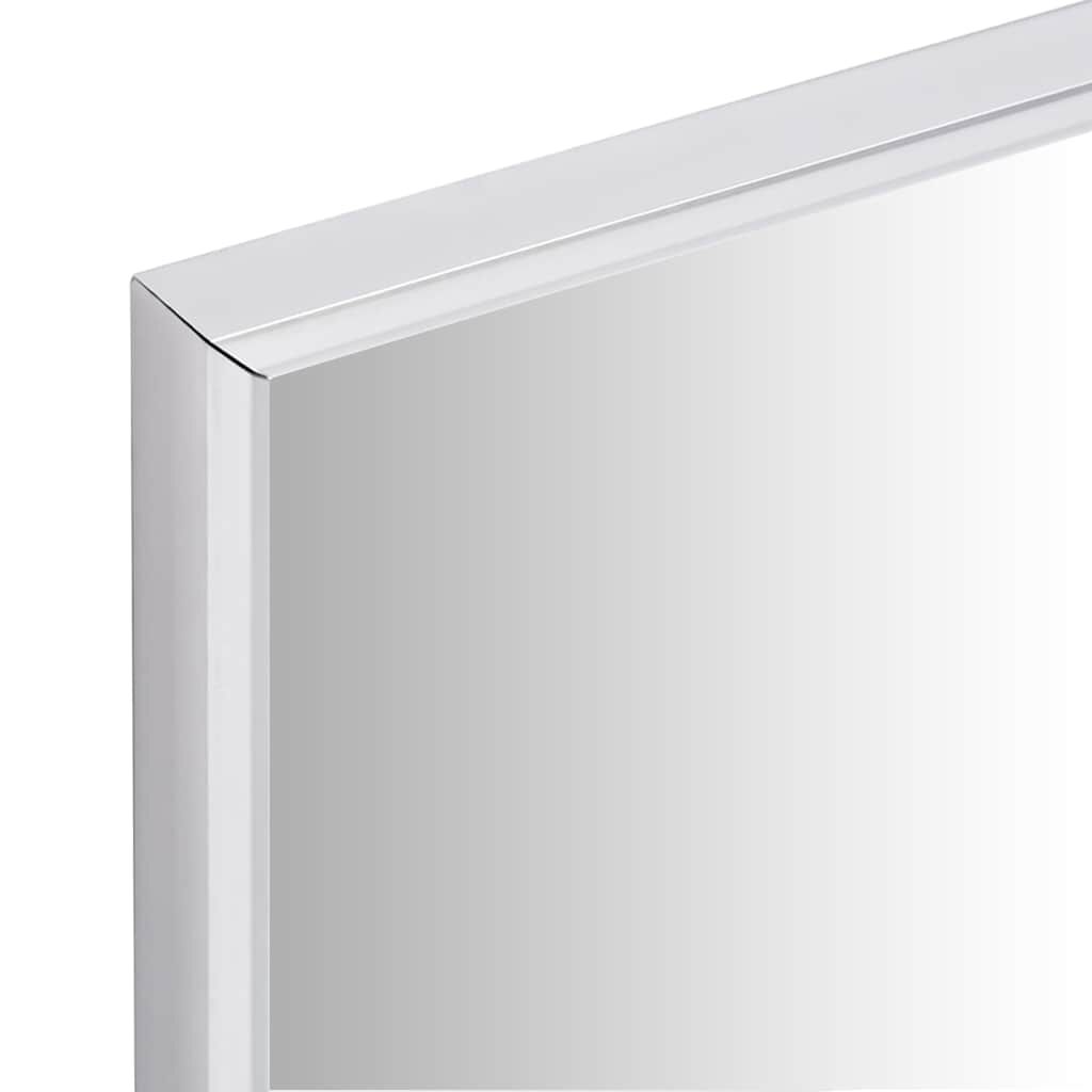 vidaXL Καθρέφτης Ασημί 70 x 50 εκ.