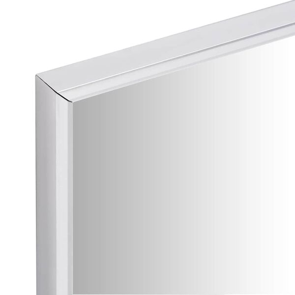vidaXL Καθρέφτης Ασημί 70 x 50 εκ.