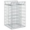 vidaXL &Alpha;&nu;&alpha;&sigma;&eta;&kappa;&omega;&mu;έ&nu;&omicron; &kappa;&rho;&epsilon;&beta;ά&tau;&iota; gabion 50 x 50 x 80 cm &Alpha;&sigma;&eta;&mu;ί