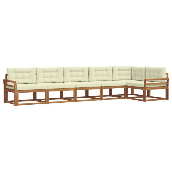 vidaXL &Sigma;&epsilon;&iota;&rho;ά &Kappa;&alpha;&nu;&alpha;&pi;έ &Epsilon;&xi;&omega;&tau;&epsilon;&rho;&iota;&kappa;&omicron;ύ &mu;&epsilon; &mu;&alpha;&xi;&iota;&lambda;ά&rho;&iota; 6 pcs &Phi;&upsilon;&sigma;&iota;&kappa;ό &kappa;&alpha;&iota; &Kappa;&rho;έ&mu;&alpha;