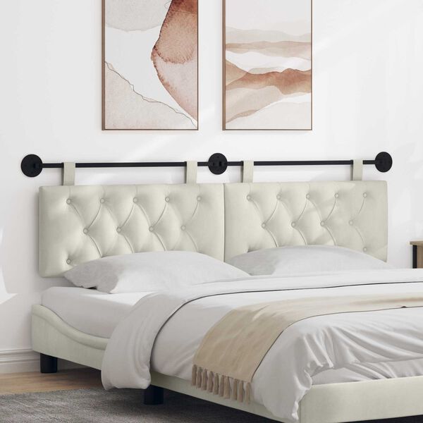 vidaXL &Kappa;&rho;&epsilon;&mu;&alpha;&sigma;&tau;ό &Kappa;&epsilon;&phi;&alpha;&lambda;ά&rho;&iota; &Epsilon;&pi;&iota;&tau;&omicron;ί&chi;&iota;&omicron; &Kappa;&rho;&epsilon;&mu; 190 x 55 x 7 &epsilon;&kappa; &Beta;&epsilon;&lambda;&omicron;ύ&delta;&omicron;