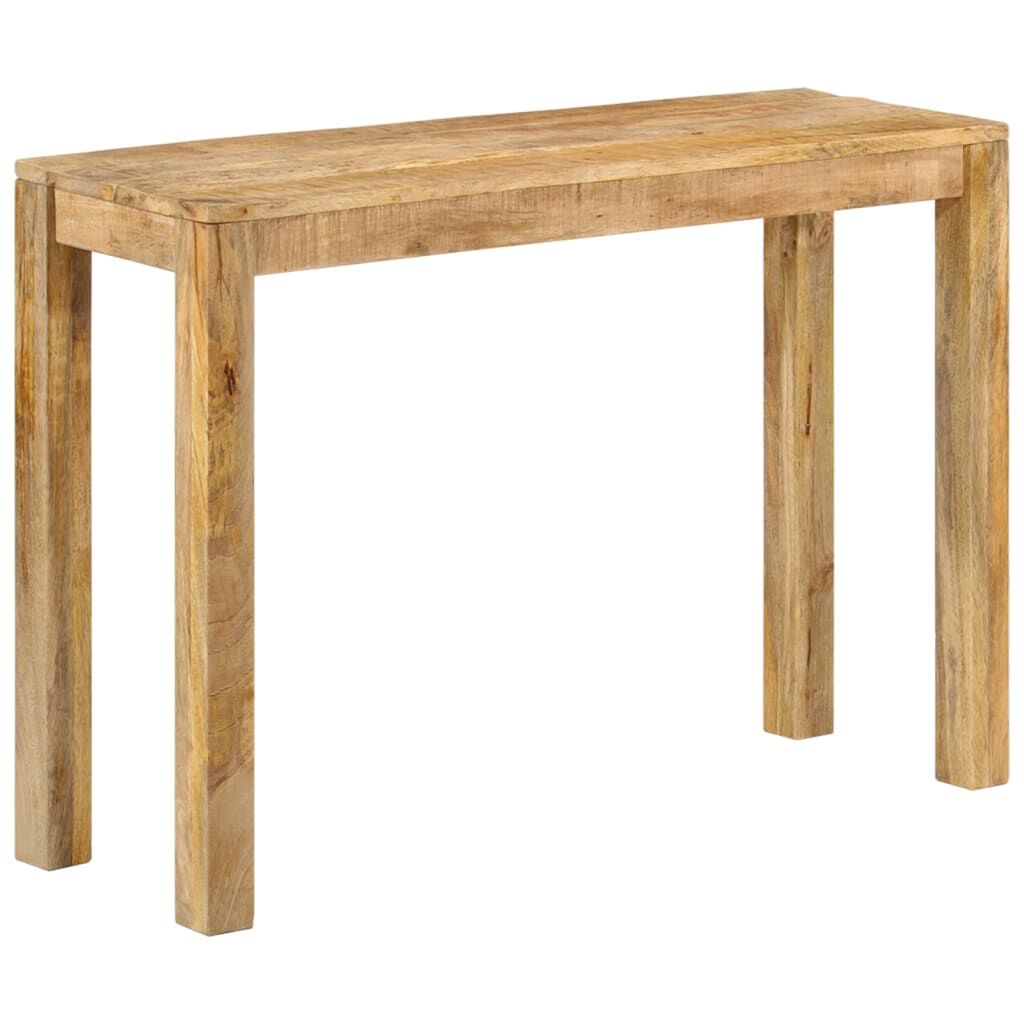vidaXL Κονσόλα Τραπέζι 110 x 35 x 76 εκ. από Ακατέργαστο Ξύλο Μάνγκο