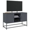 vidaXL Έπιπλο Τηλεόρασης Ανθρακί 100,5x39x60,5 εκ. από Ατσάλι