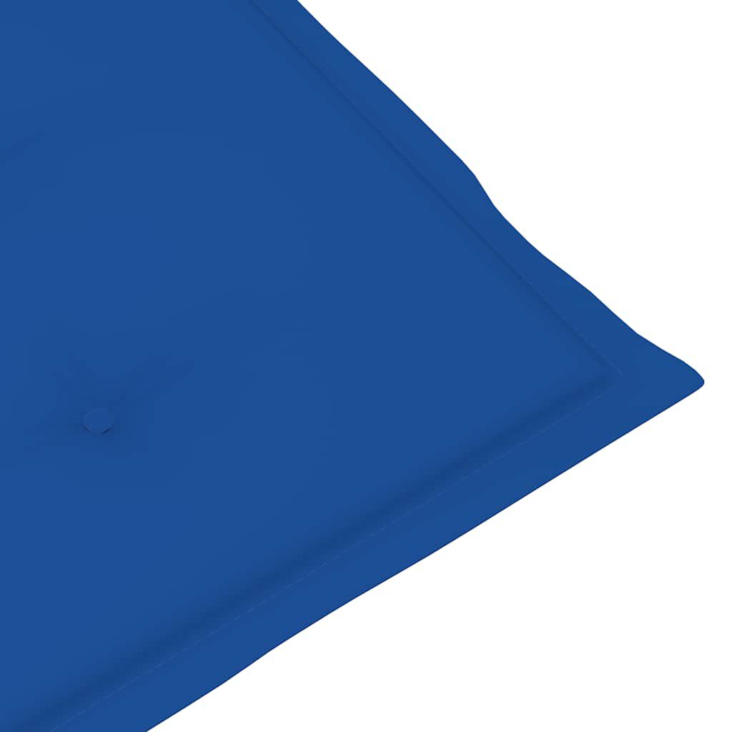 vidaXL Ξαπλώστρα Εξ. Χώρου με Υποπόδιο Μασίφ Ξύλο Ακακίας & Μαξιλάρι