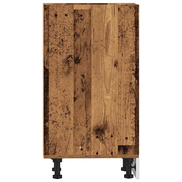 vidaXL Κάτω ντουλάπι Riga Παλιό ξύλο 20x44,5x81,5 cm