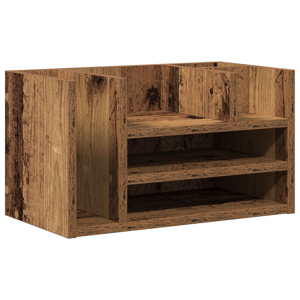 vidaXL Οργανωτής Γραφείου Ξύλο 44.5x24x25 cm