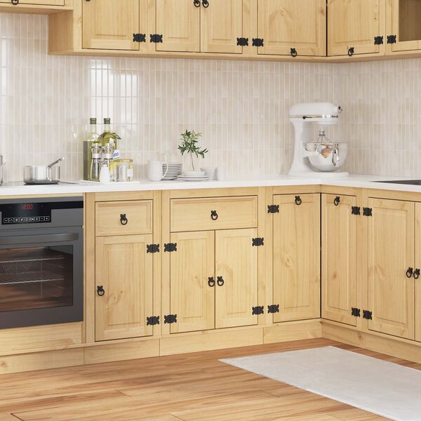 vidaXL &Nu;&tau;&omicron;&upsilon;&lambda;&alpha;&pi;&iota;&omicron;ύ &mu;&epsilon; &rho;ά&phi;&iota; &Mu;έ&lambda;&iota; 60 x 46 x 81,5 &epsilon;&kappa; &Sigma;&tau;&epsilon;&rho;&epsilon;ά &xi;&upsilon;&lambda;&epsilon;ί&alpha; &pi;&epsilon;ύ&kappa;&omicron;&upsilon;