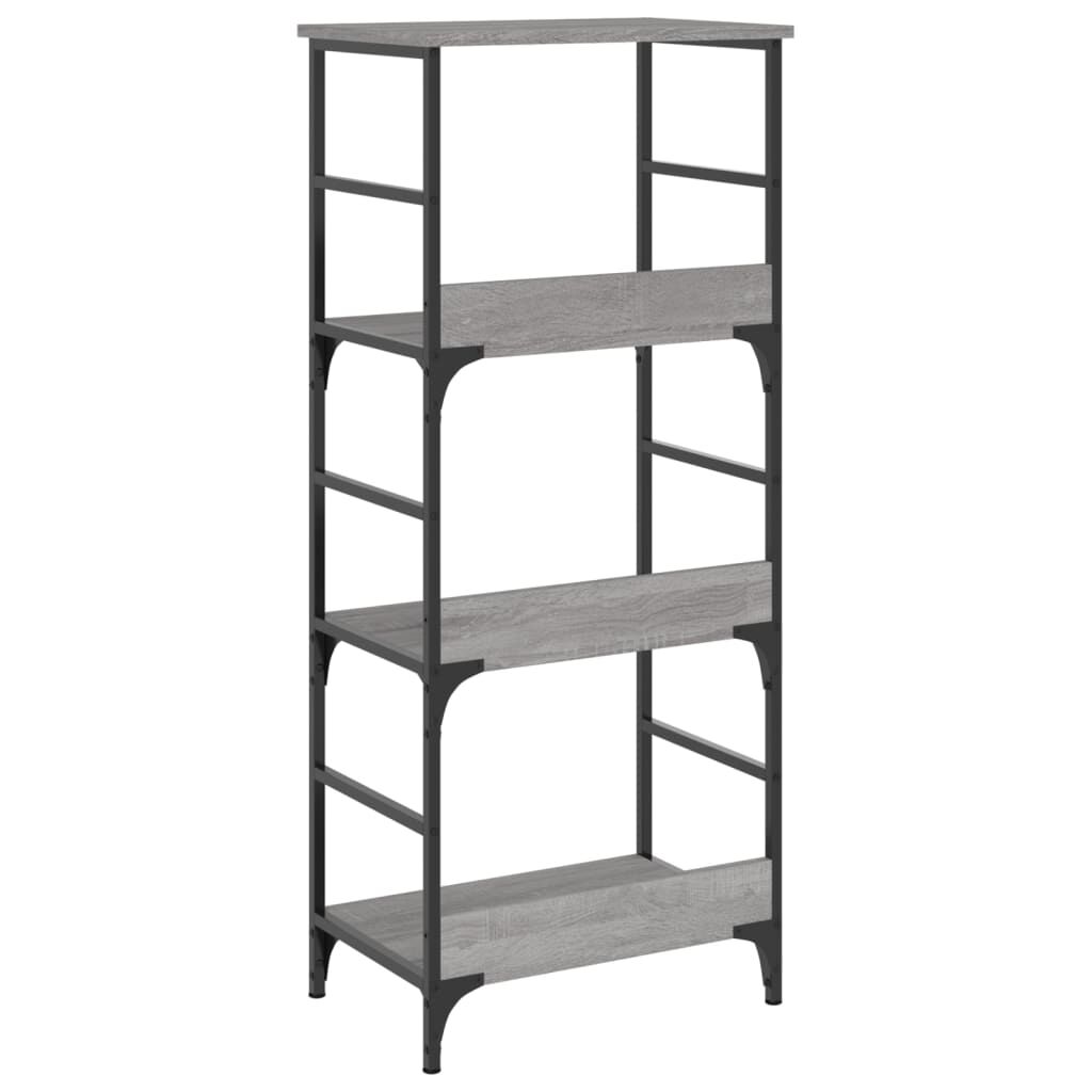 vidaXL Βιβλιοθήκη Γκρι Sonoma 50x33x117,5 εκ. Επεξεργασμένο Ξύλο